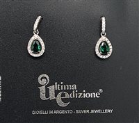 Earrings Ultima Edizione Woman Colore in Silver OAO7159 VERDE - OAO7159 VERDE